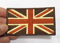 British Flag Square Military Style Patches Bright Color No Minimum